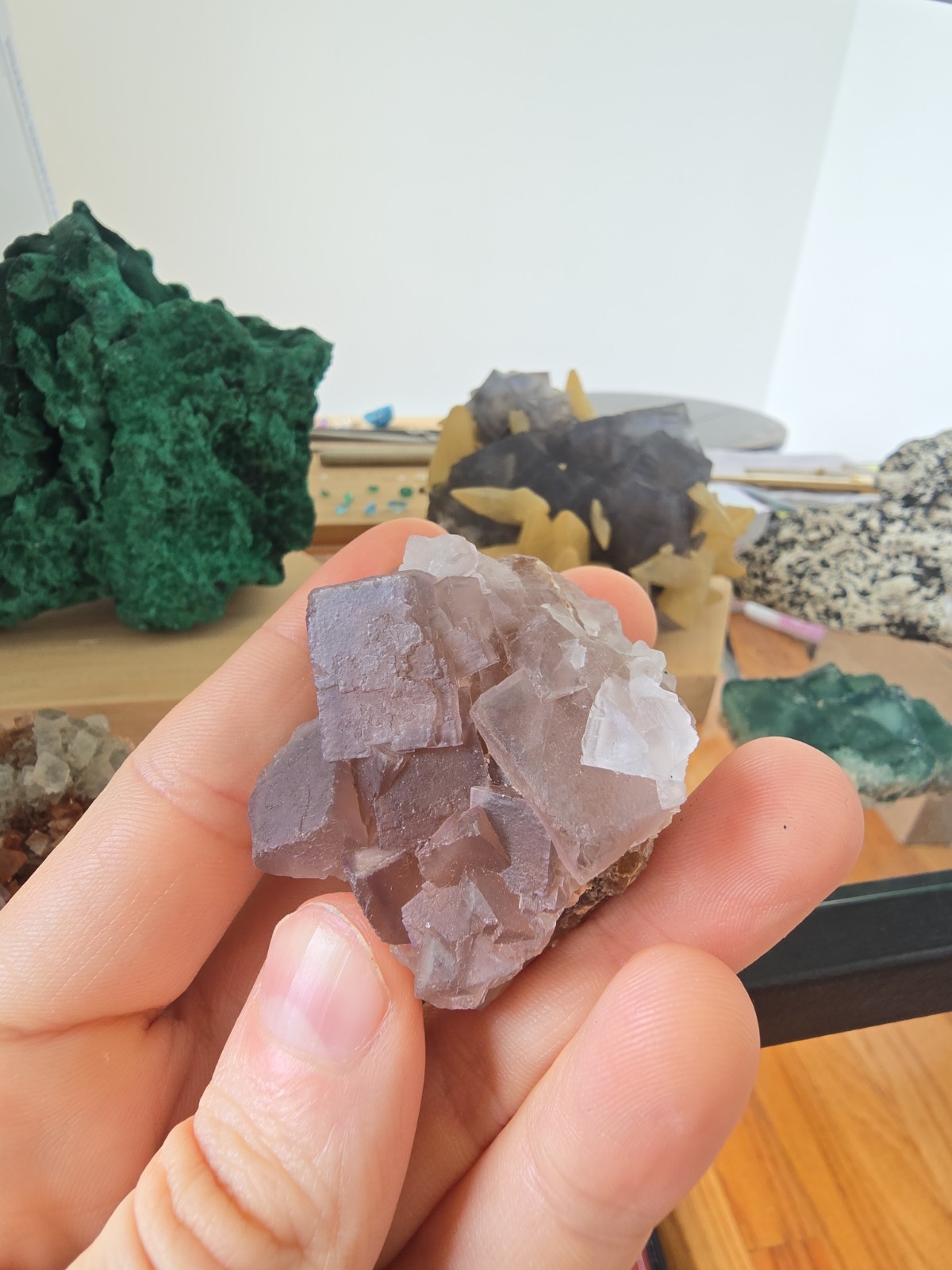 FLUORITE – Light Purple – 87g – From Pakistan – Crystal Mineral Specimen