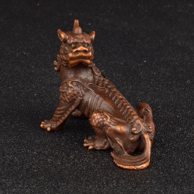 150g Ancient Chinese Handcrafted.Brass Exquisite.Unicorn Mountain in Tibet.gift