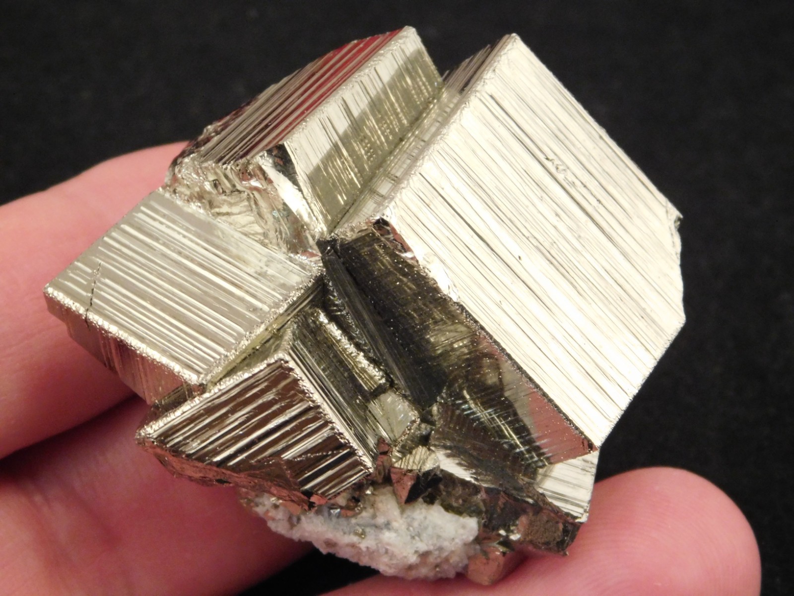 Smaller Nice and 100% Natural Pyrite CUBE Cluster Huanzala Mine Peru 132gr