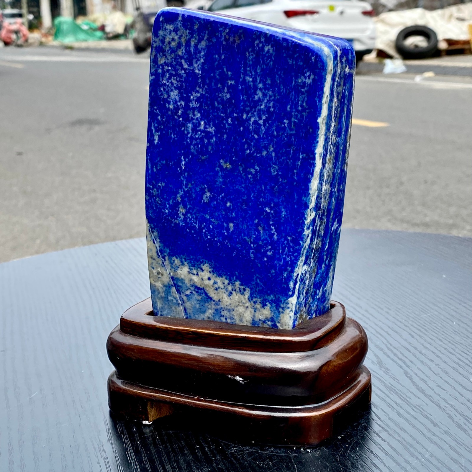 3.1LB Lapis Lazuli Freeform Polished Rough Healing Crystal Specimen Stone