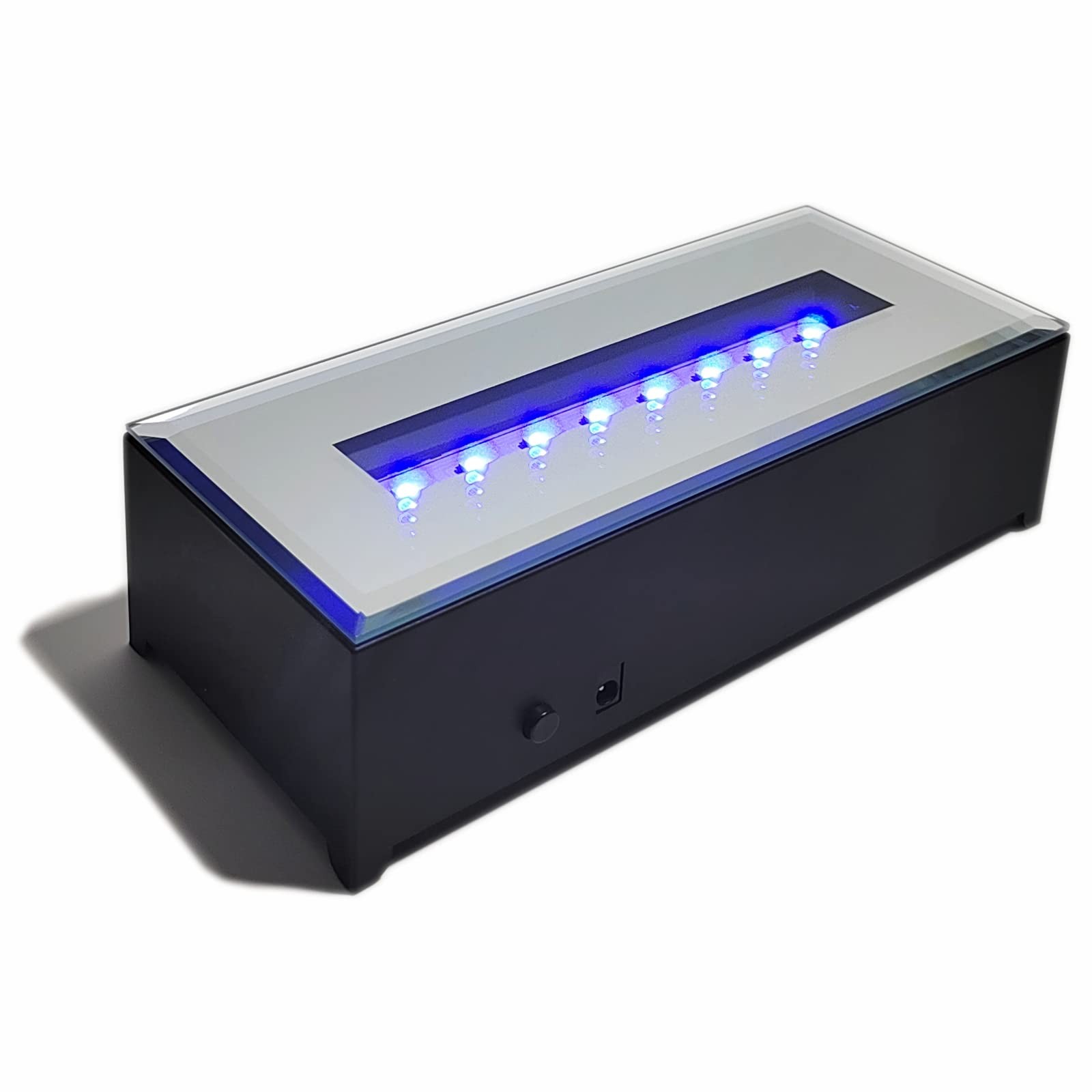 6 Inch Rectangular LED Display Stand Base For 3D Crystal Art Colorful Light Lamp