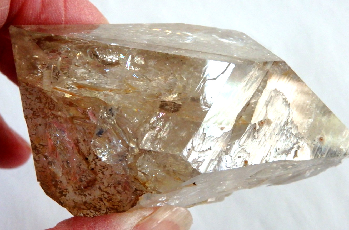 Beautiful Large Herkimer Diamond Quartz 126.2 grams Sparkles OLD STOCK