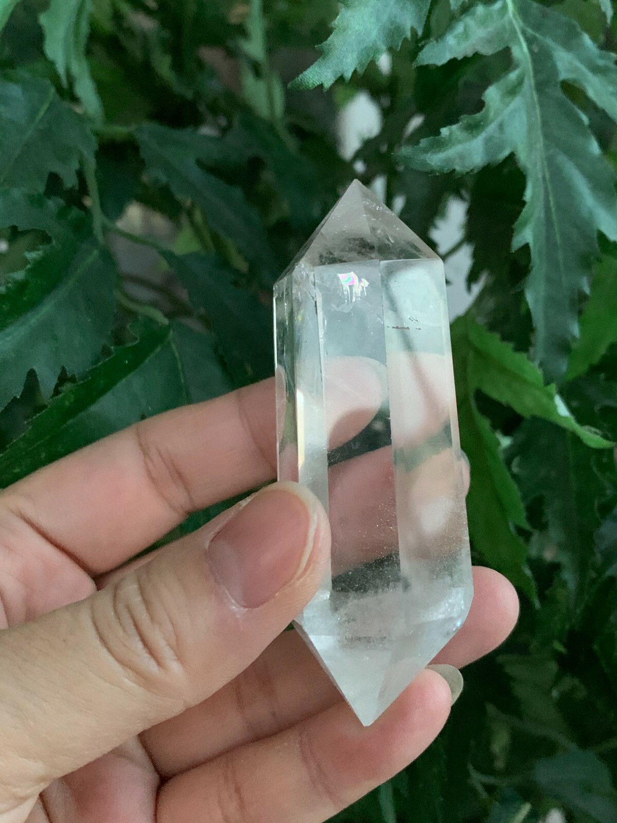 Premium Clear Quartz Six-Sided Polished Double Terminated Points, Pick A Weight