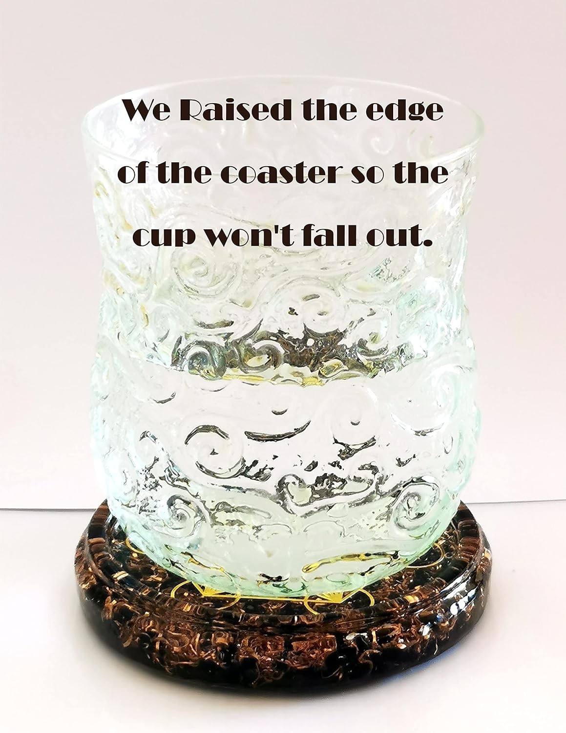 LARGE 4″ Obsidian Crystals Metatron’s Cube Merkaba Coaster Water Charging Pla…