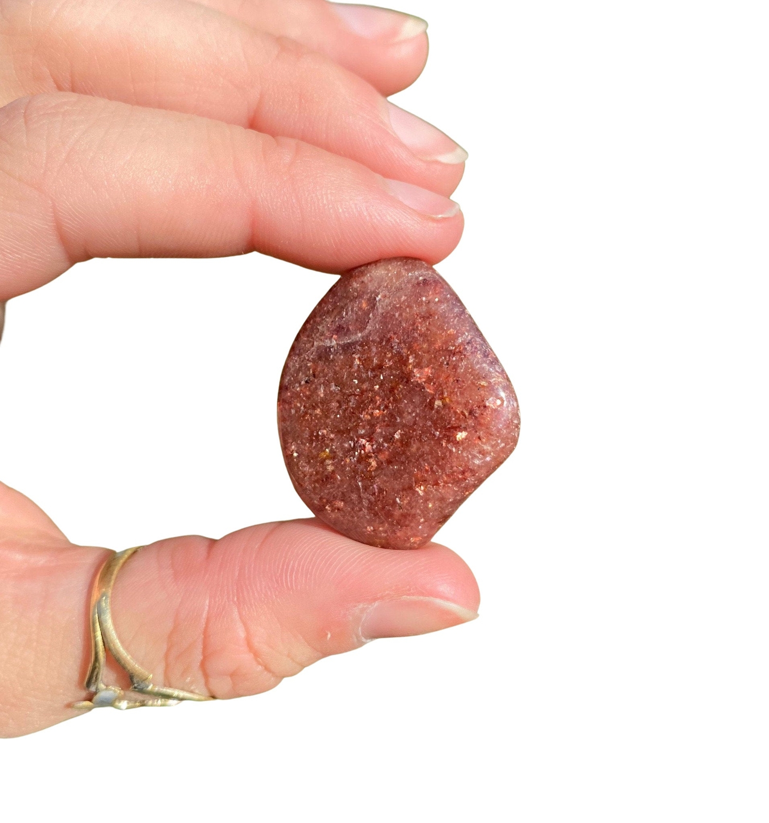 Red Aventurine Tumbled Stone – Natural Red Aventurine Crystal from South Africa