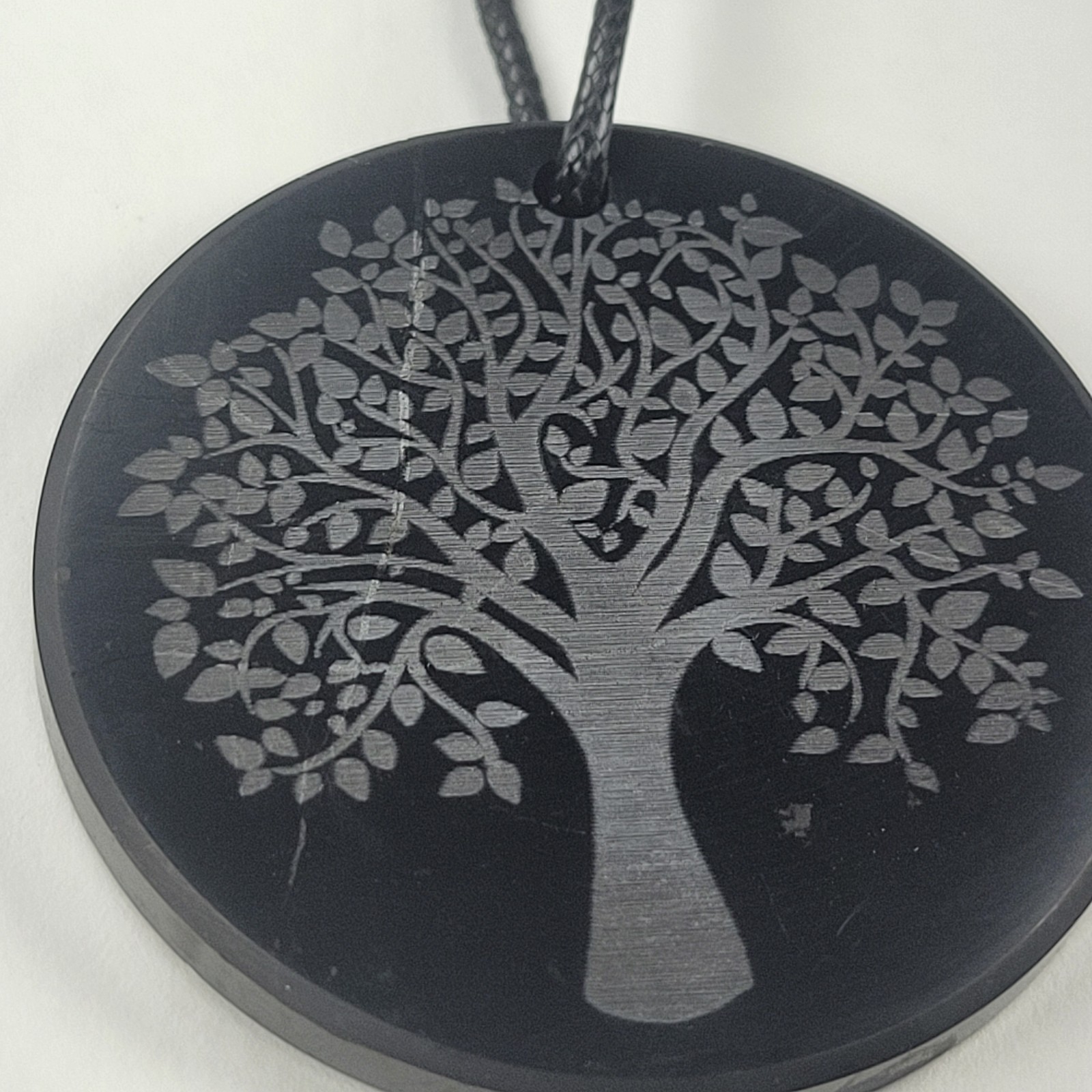 Shungite World Shungite Pendant Engraved Tree of Life – Heritage / 50 mm / 1.96″