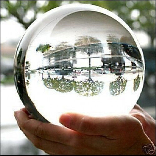 100mm 80mm 60mm 40mm Asian Rare Natural Quartz Clear Magic Crystal Healing Ball