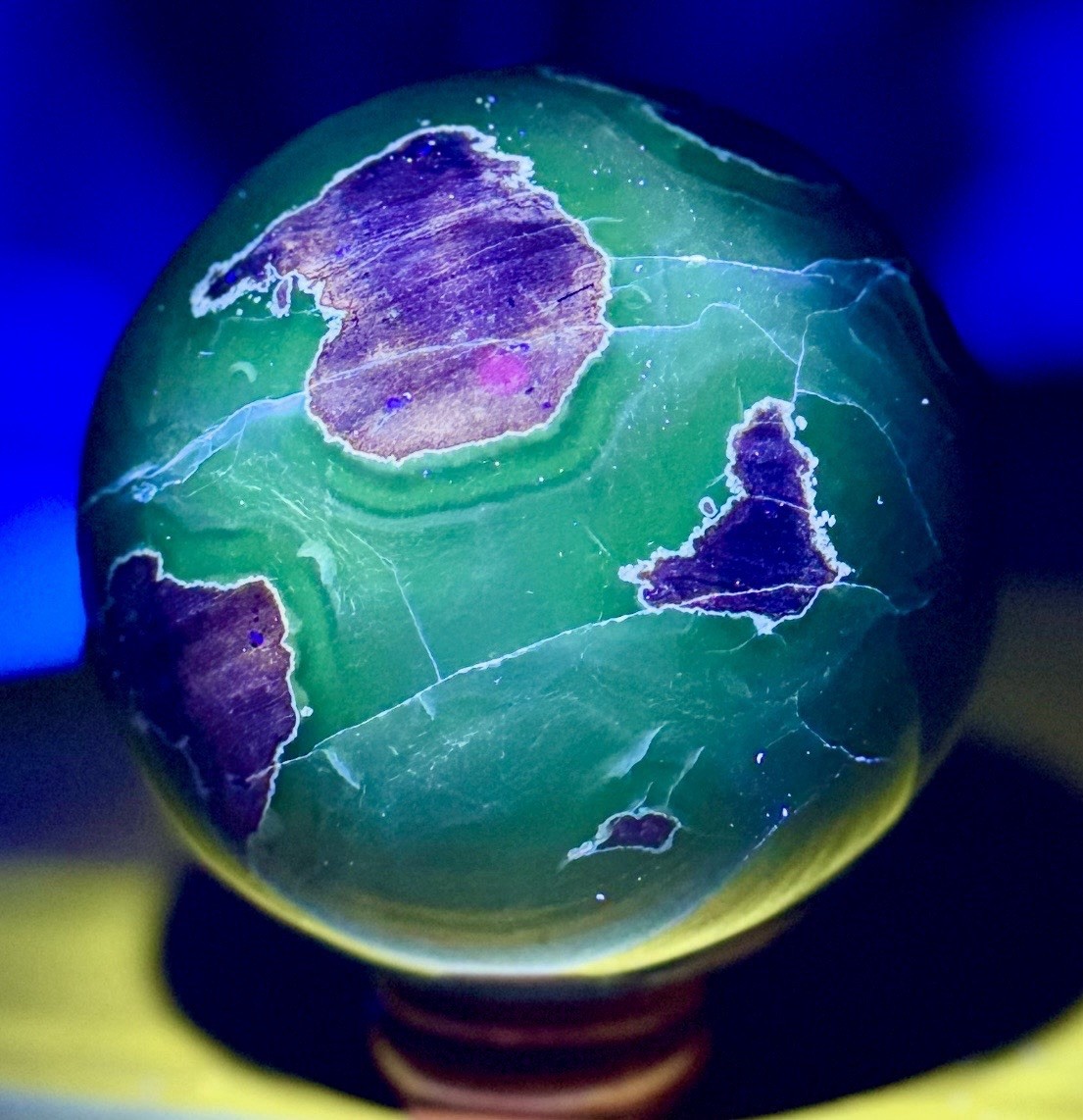 Football Agate Sphere 75mm/600g