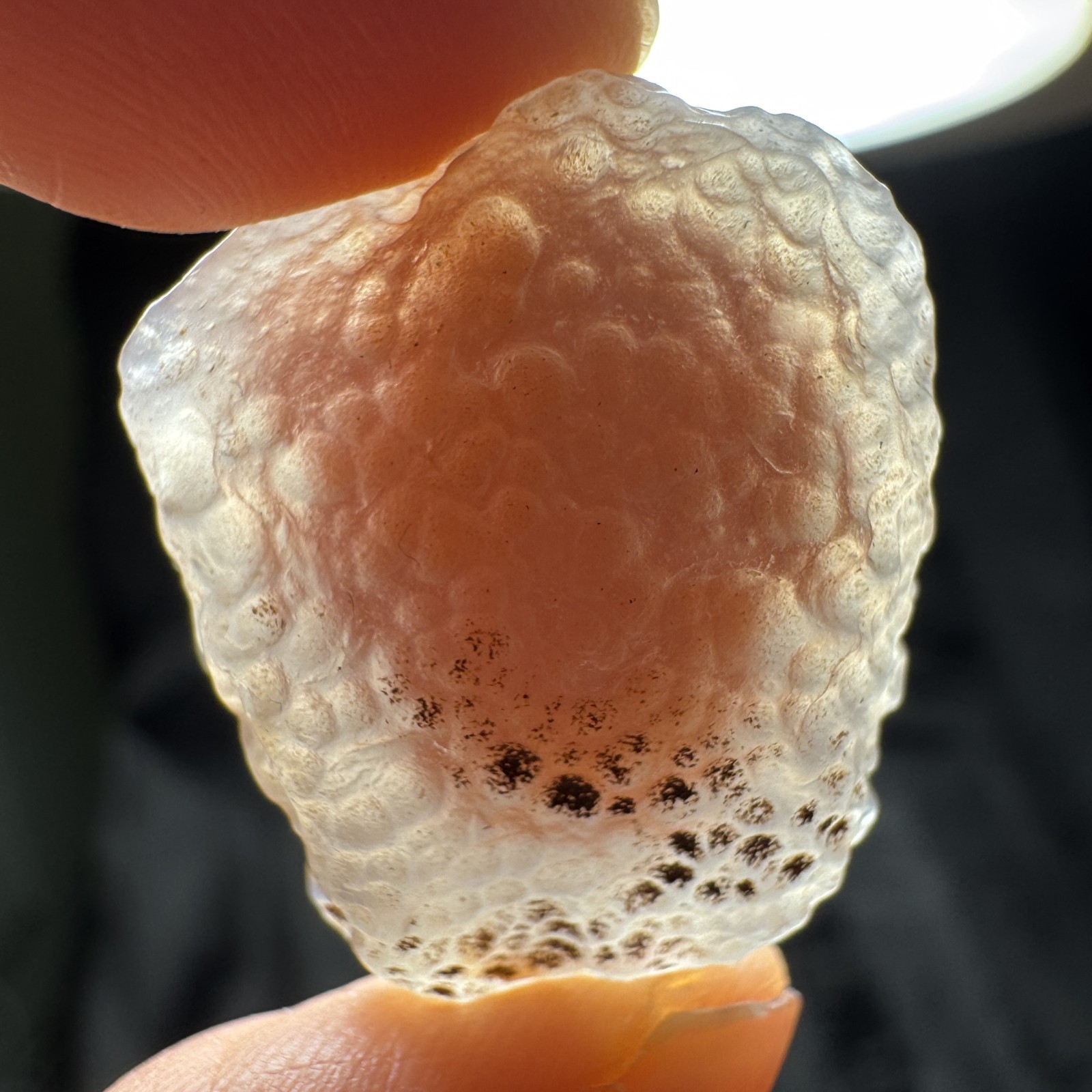 2.6cm/9.6g Raw Alxa Gobi Candy Agate, Inner Mongolia-5418