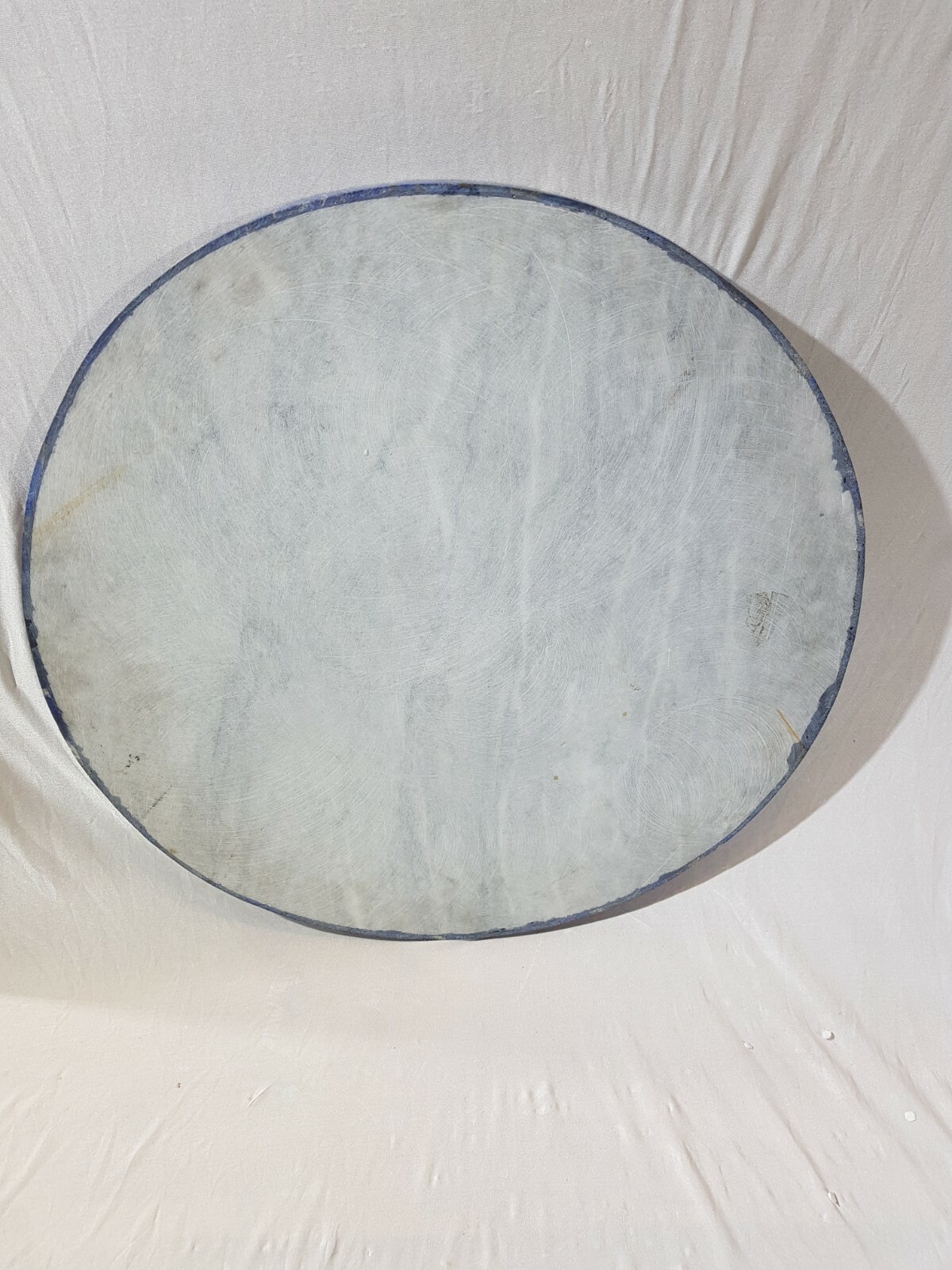Lapis Lazuli Table Plate Mosaic Wall Decoration Floral 20 7/8in Diameter Stone