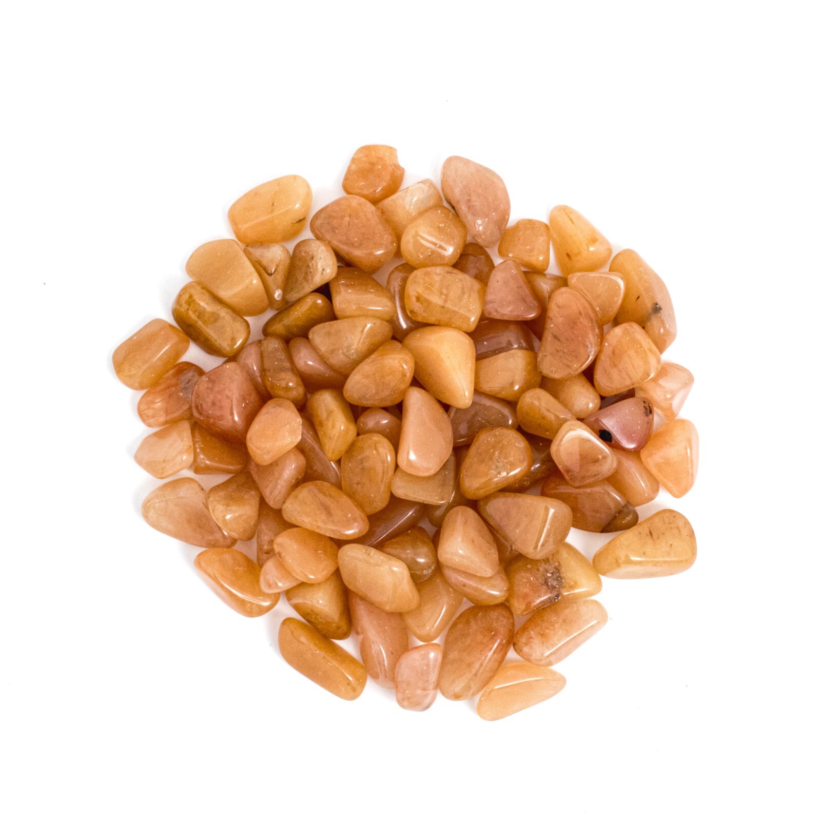 1/2 lb Small Tumbled Peach Quartz Gemstones Crystals for Jewelry Metaphysical