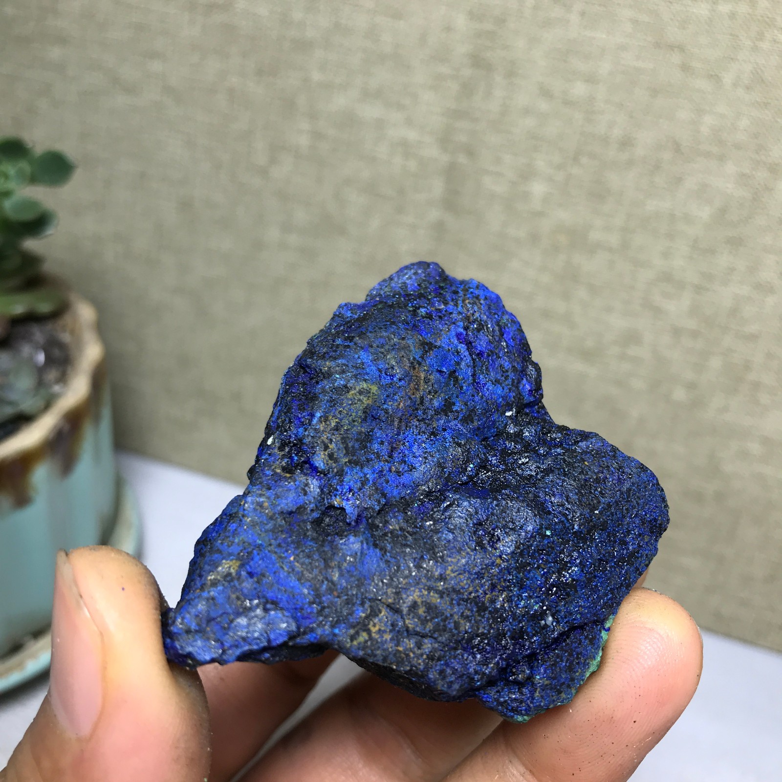 88g Natural Azurite Malachite gemstone Rough original Crystal Specimen A5179