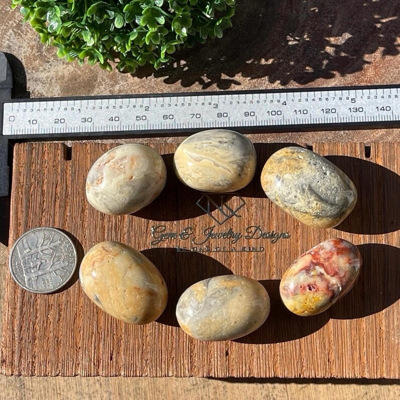 Natural Crazy Lace Agate Crystal Tumble – Root, Sacral, and Solar Plexus Chakra