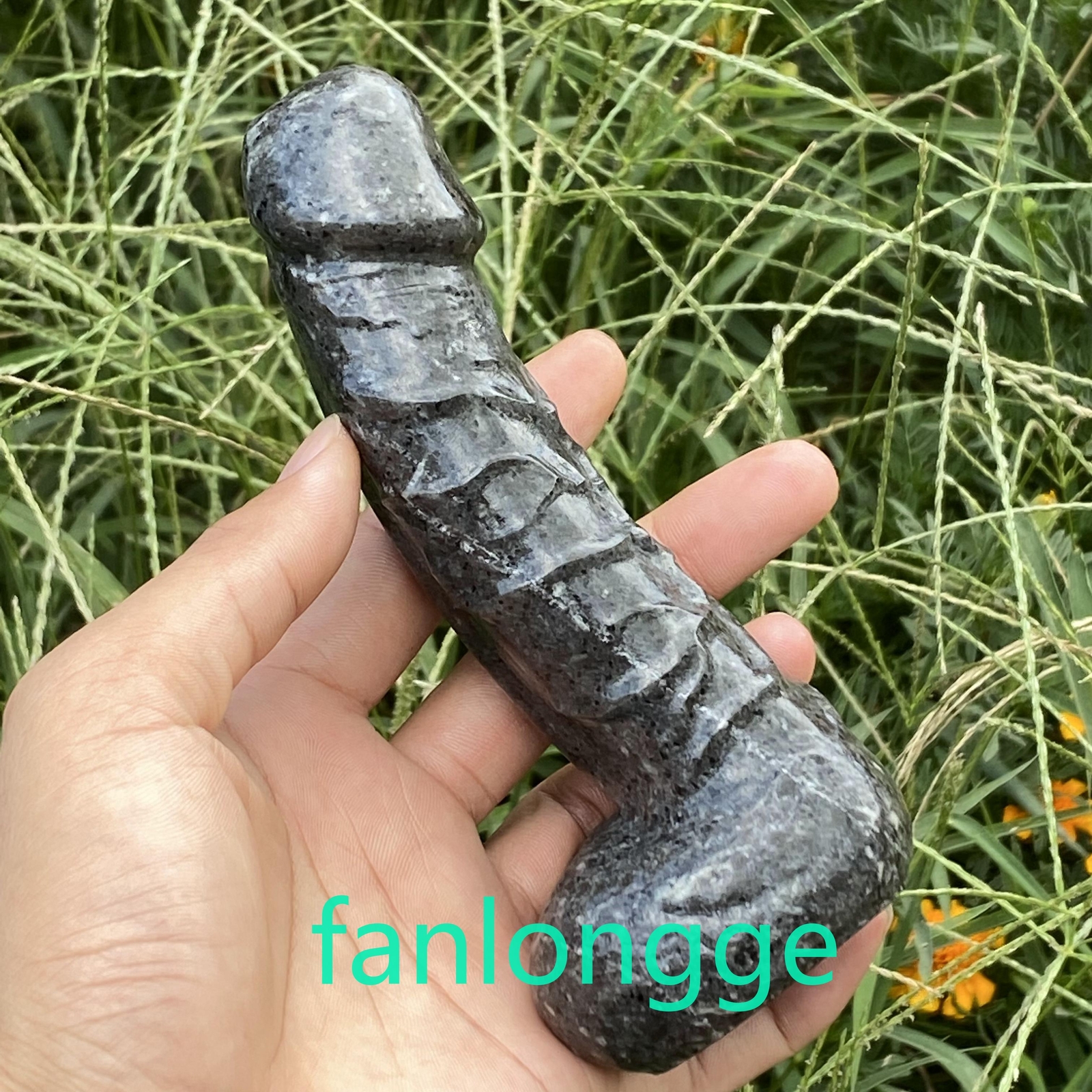 6″ Wholesale Natural Yooperite male penis Quartz Crystal Carved Figurines 1pc