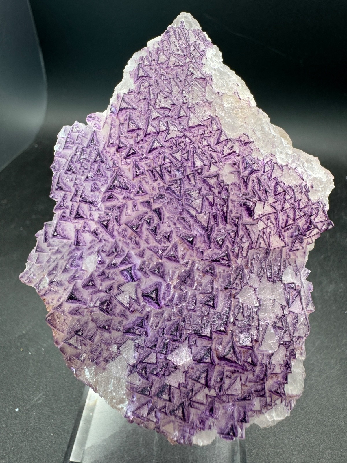 6550 NEW Database Fluorite Purple Triangle Yun Nan 402g