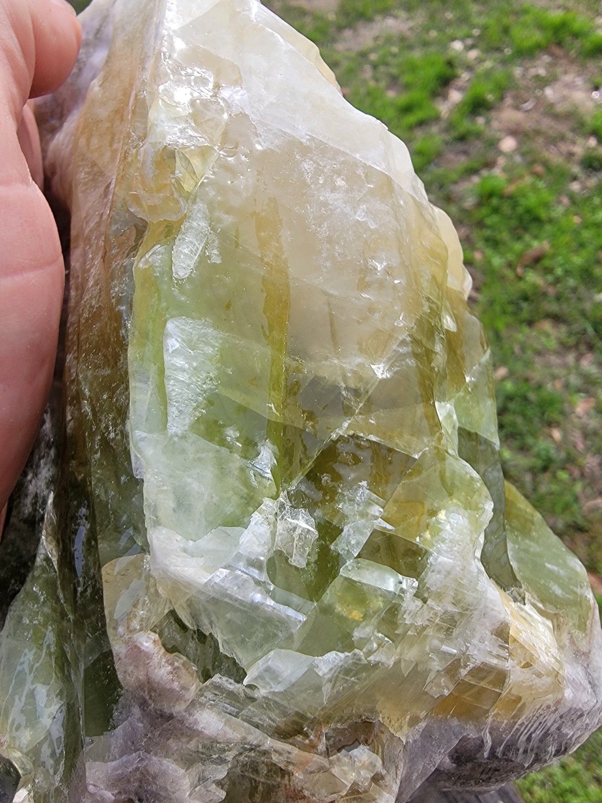10+ Lb Green Calcite Rough Stone Specimen Mineral Rock