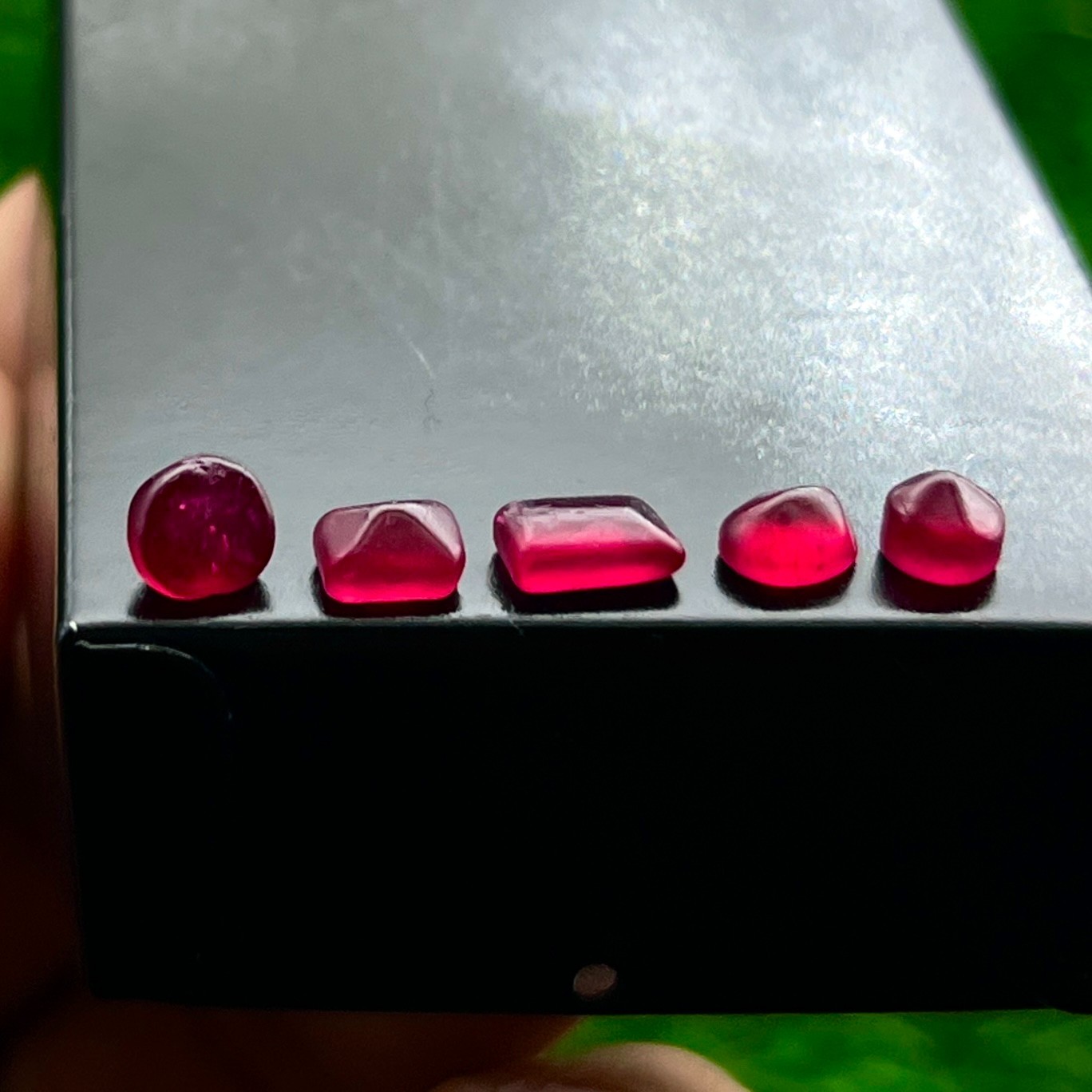 Rare Pigeon Blood Red Spinel Rough Lot 5pcs Burma Facet Grade Natural Crystals