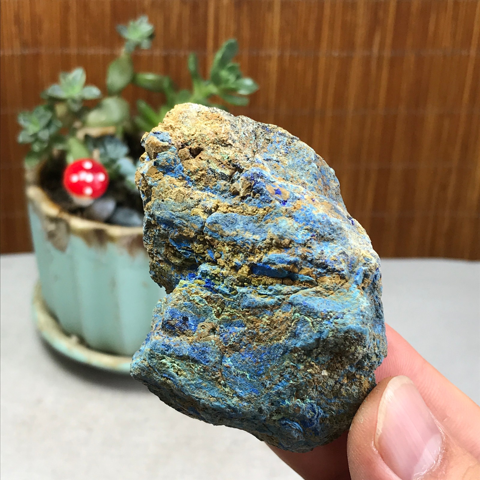 94g Natural Azurite/Malachite gemstone Rough original Crystal Specimen A5943
