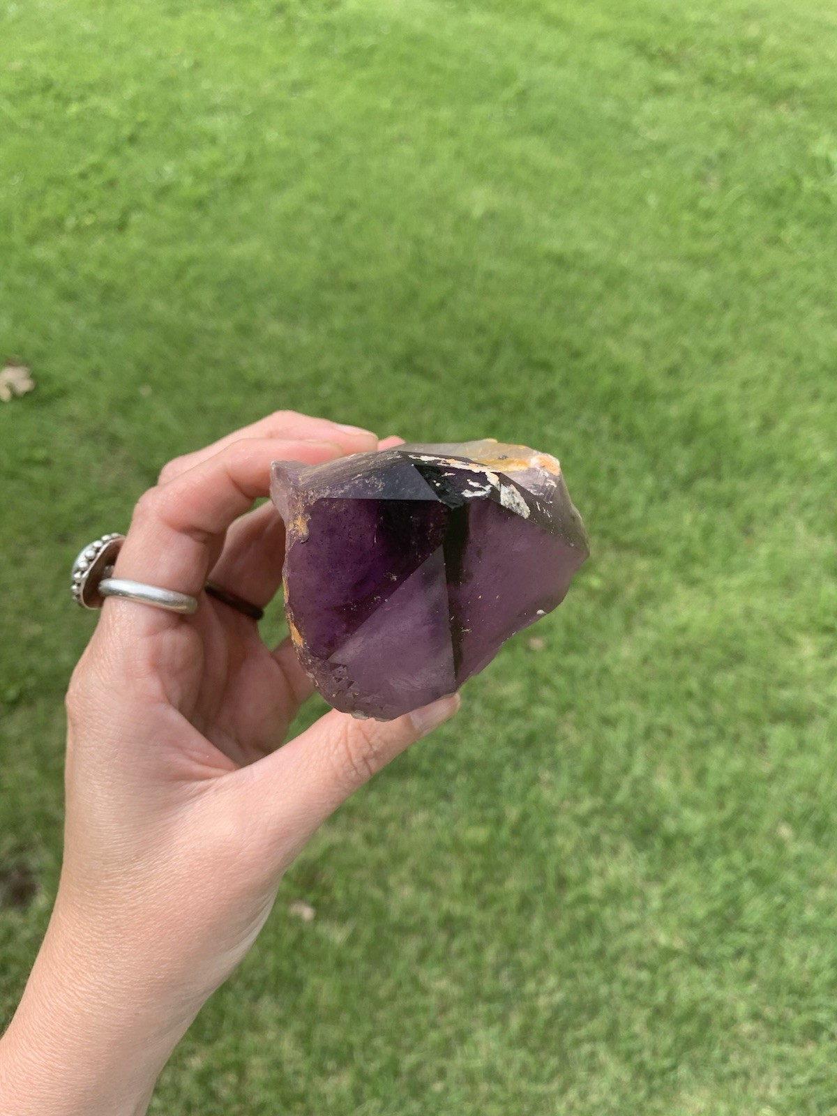 Amethyst Crystal Point from Australia dug by Patrick Gundersen Crystals of AUS