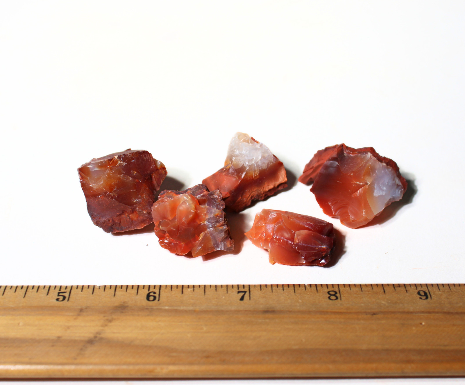 Carnelian – Small: 0.75″ – 1.25″ – Raw Rough Rock – Bulk Wholesale 1LB options