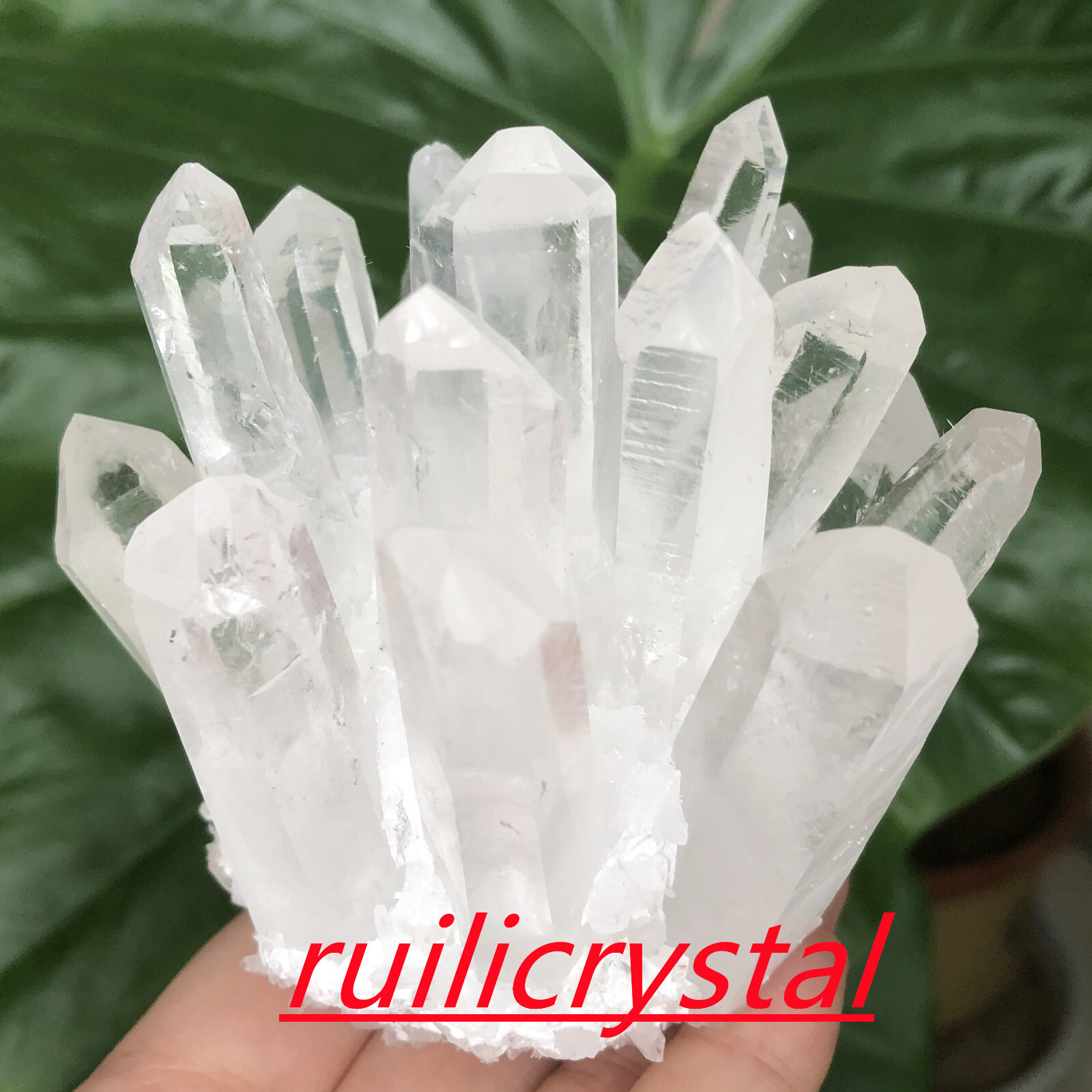 300g+natural clear quartz cluster white crystal point healing decor random 1pc
