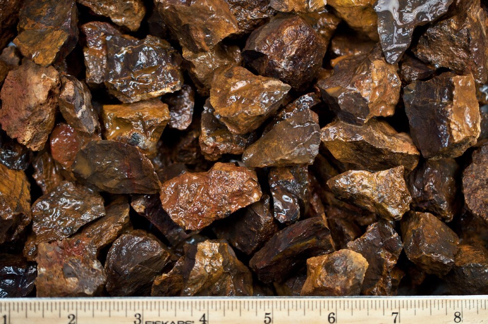1/4 lb Hematite Rough Stones – Natural Crystal Mineral Rock Tumbling (Mada)