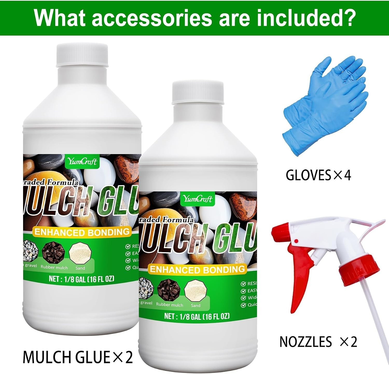 Strong 32oz Mulch Glue for Landscape Materials – Secure & Erosion-Resistant