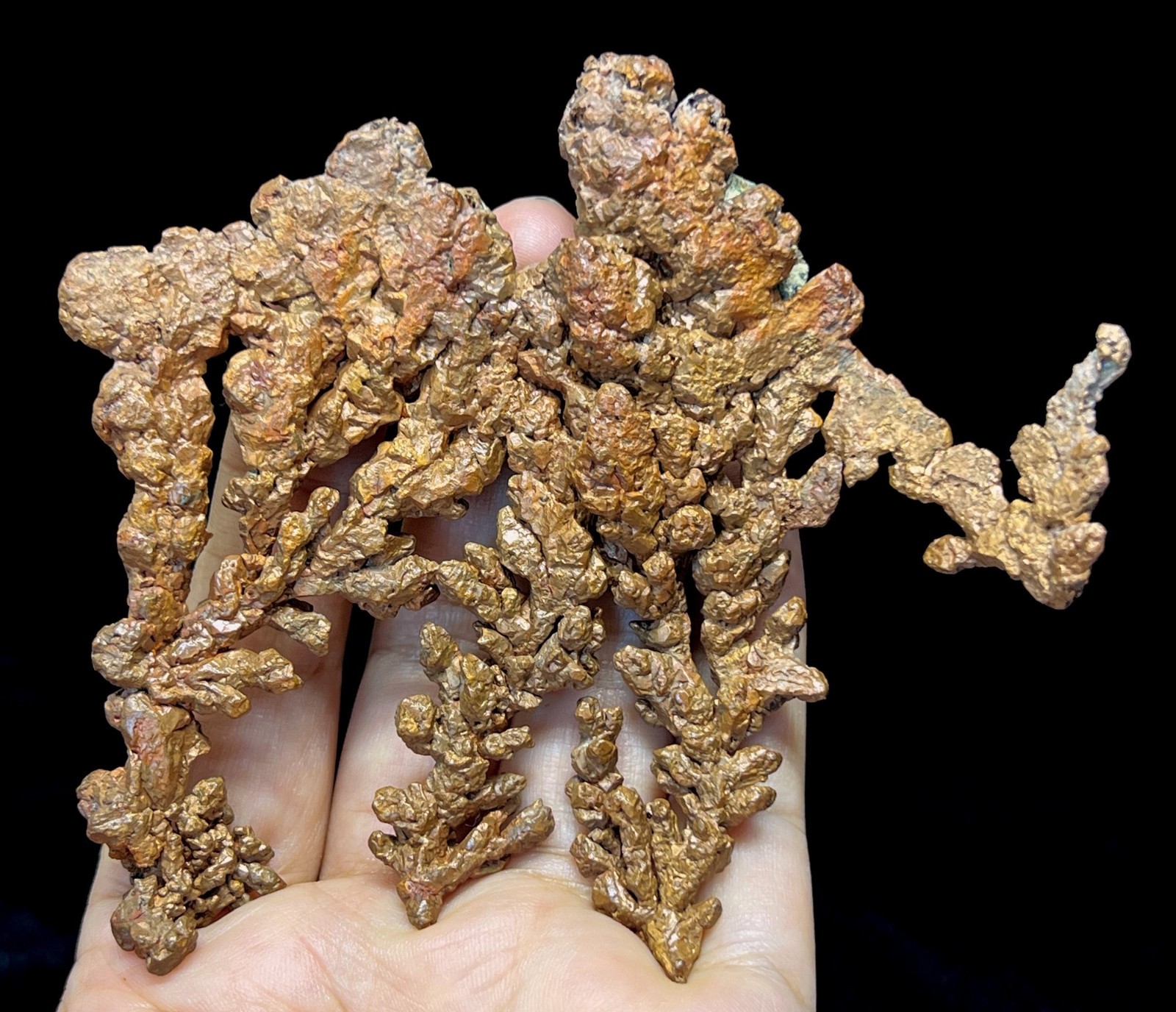 96mm 163g Beautiful Native Copper, Natural Mineral Specimen from China