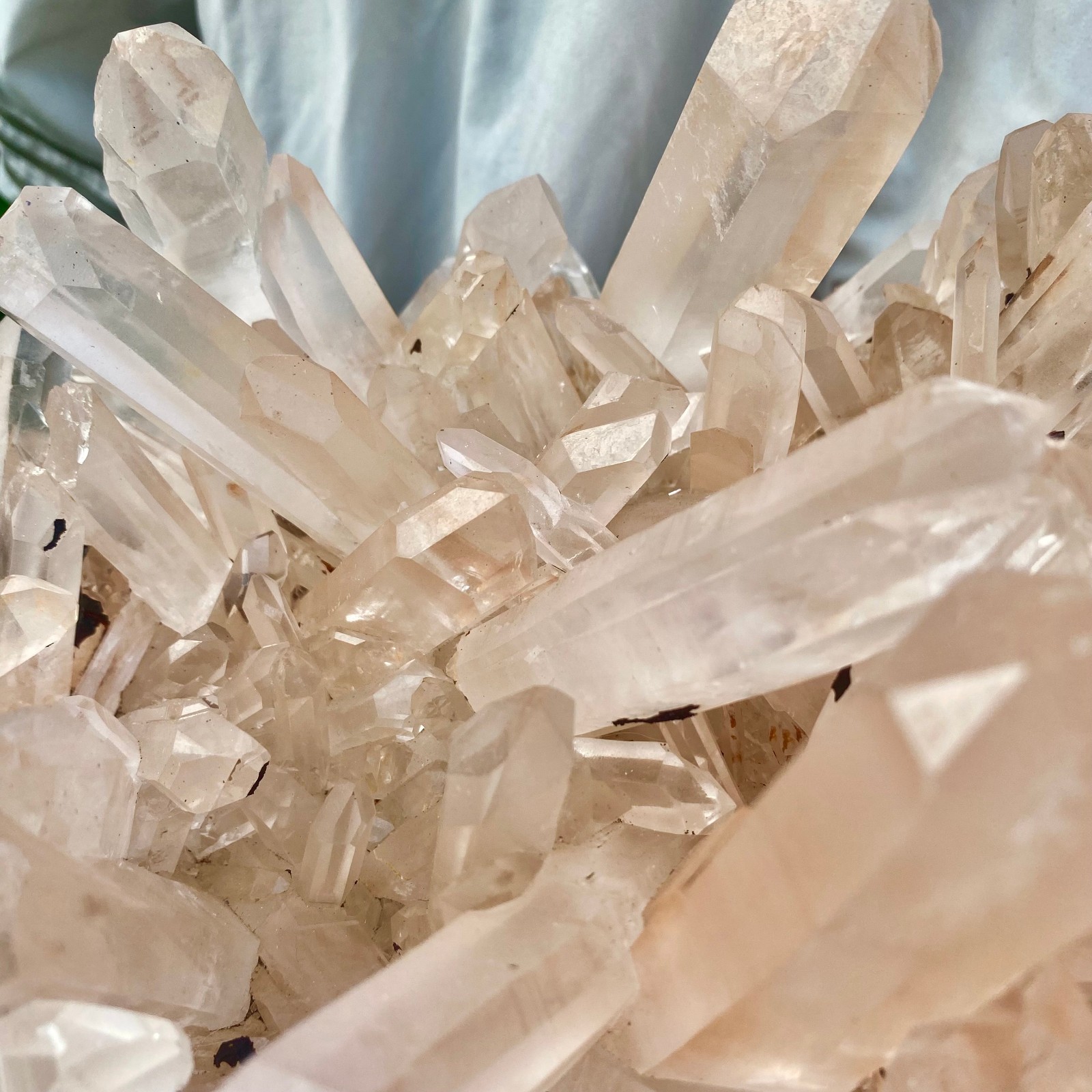 26.56LB Large Natural Clear White Crystal Quartz Cluster Energy Healing Specimen