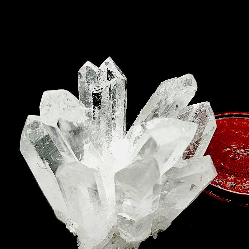 300-400g Natural Clear Quartz Crystal Cluster Raw Ore Stone Druzy Geode Specimen