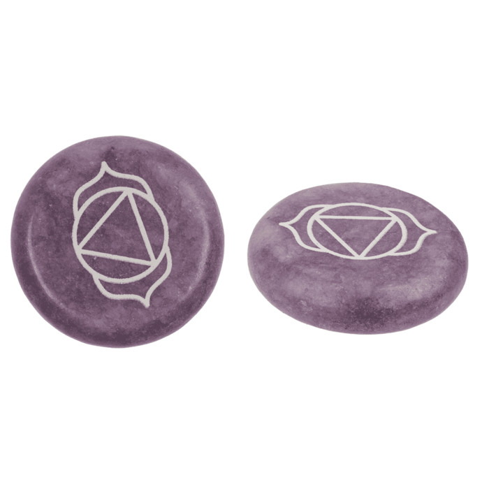 Chakra Healing Beads 7 Assorted Set 3.5cm 20g with Explanation Sheet | 56pcs
