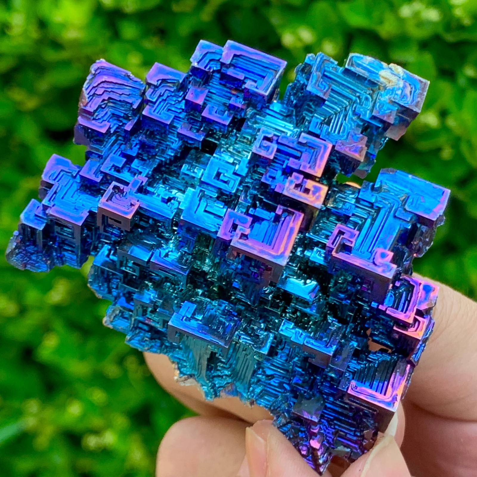 139G ram Bismuth rainbow crystal elementBi gemstone Mineral specimen healing