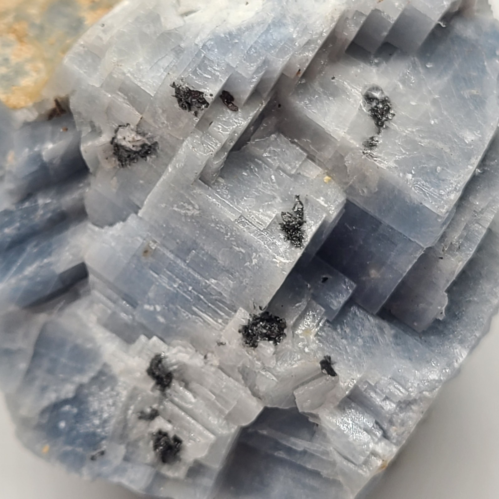 Natural Sky Blue Calcite Specimen From Namibia