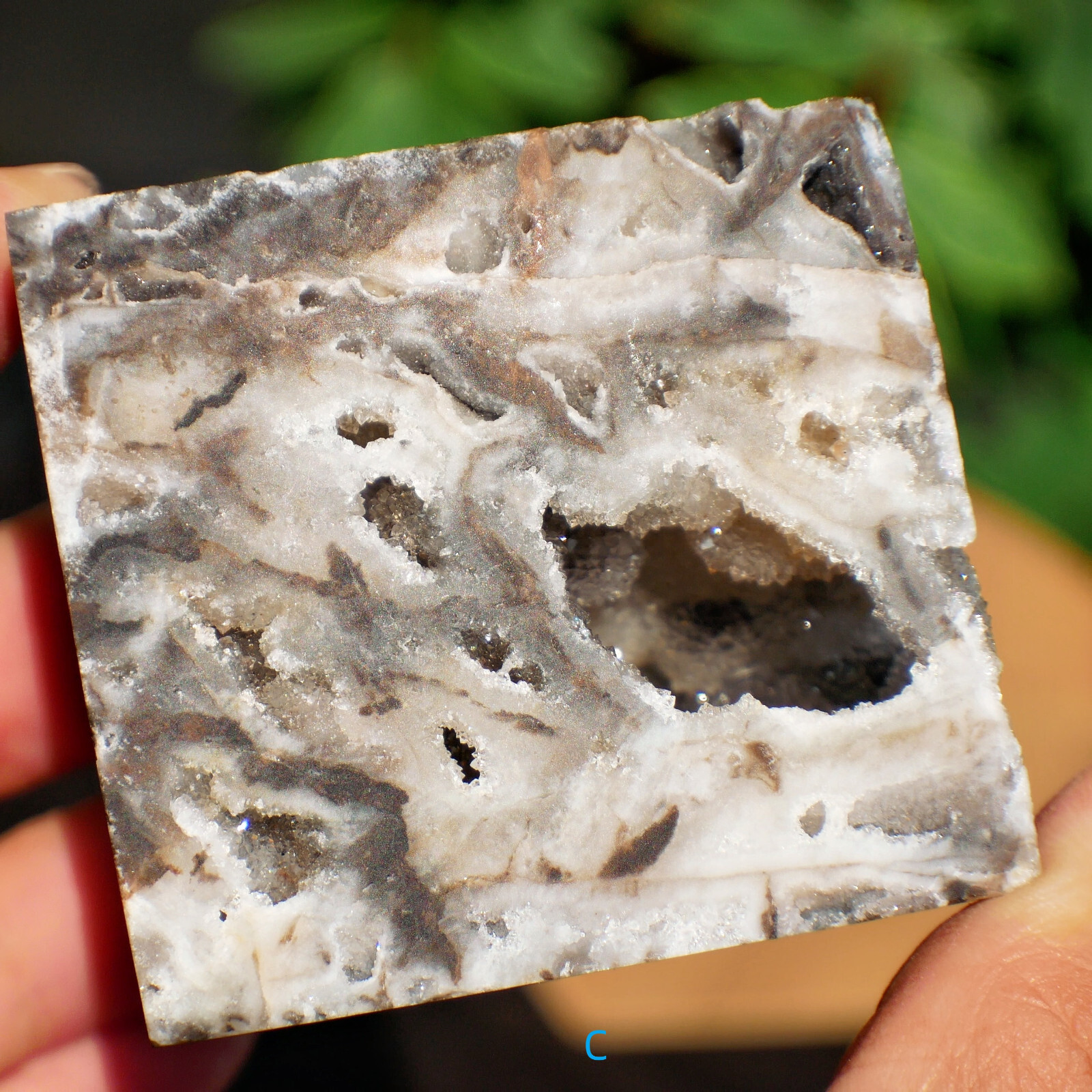 2″ Sphalerite Druzy Geode Cube Crystal Healing Gemstone Natural Mineral Specimen