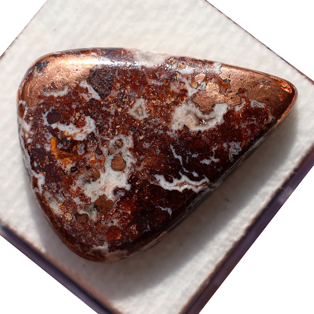 4 Pcs Natural Copper Dolomite Hi-Grade Collectible Teardrop Crystal Specimens