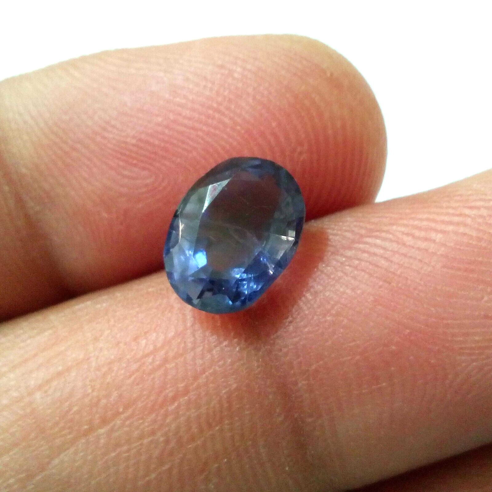 Fantastic Blue Iolite Faceted 2.45 Crt Oval Shape Size 10x8x5 MM Loose Gemstone
