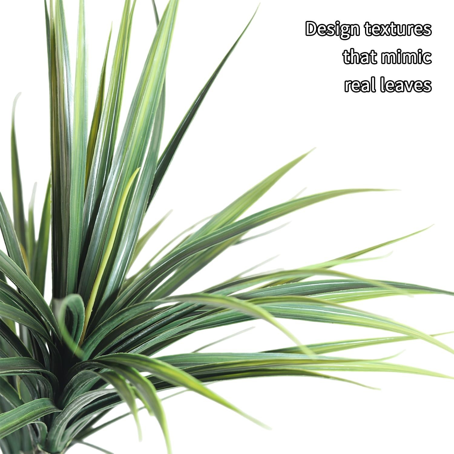 5FT Artificial Dracaena Tree: Realistic Fake Plant with White Planter – Lifel…