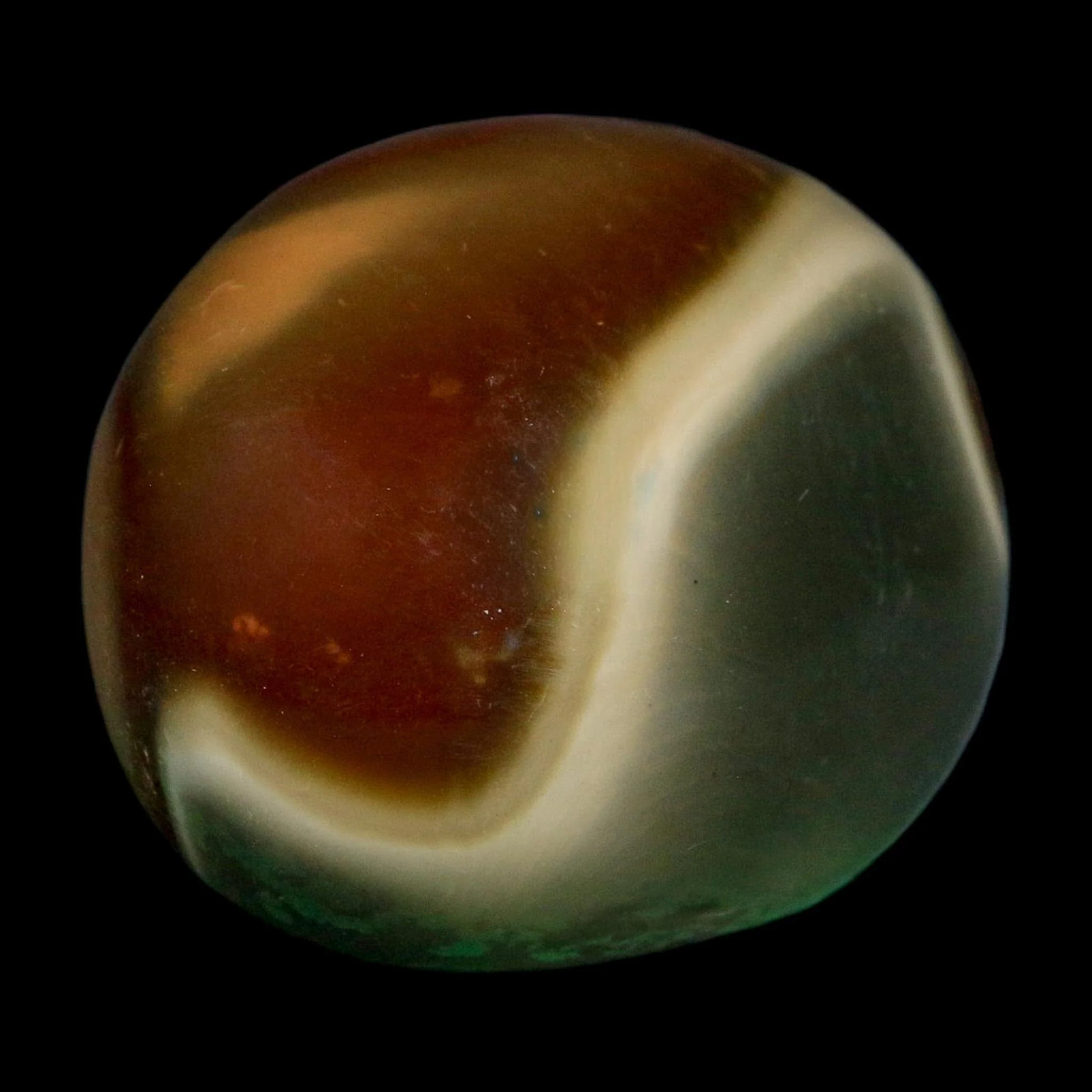 2″ Polychrome Jasper Natural Polished Mineral Palm Stone Madagascar