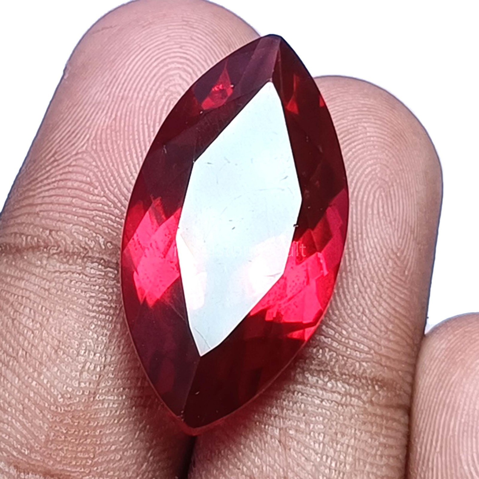 Natural Blood Red Ruby 25.50 Ct Marquise Cut Loose Gemstone – IGL Certified 5SDK
