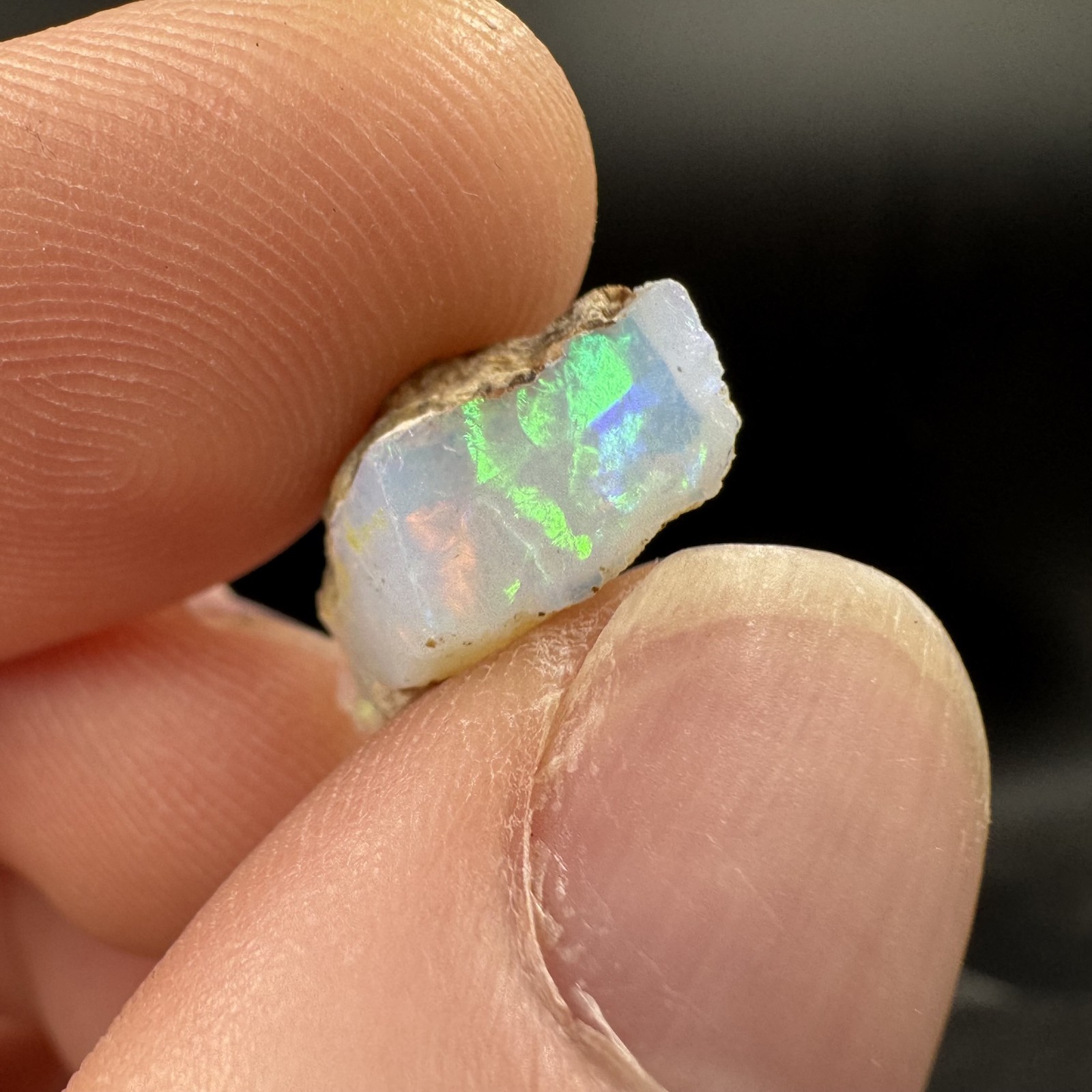 Ethiopian Opal Natural Opal Mineral Specimen Ethiopia Play of Colour Collector