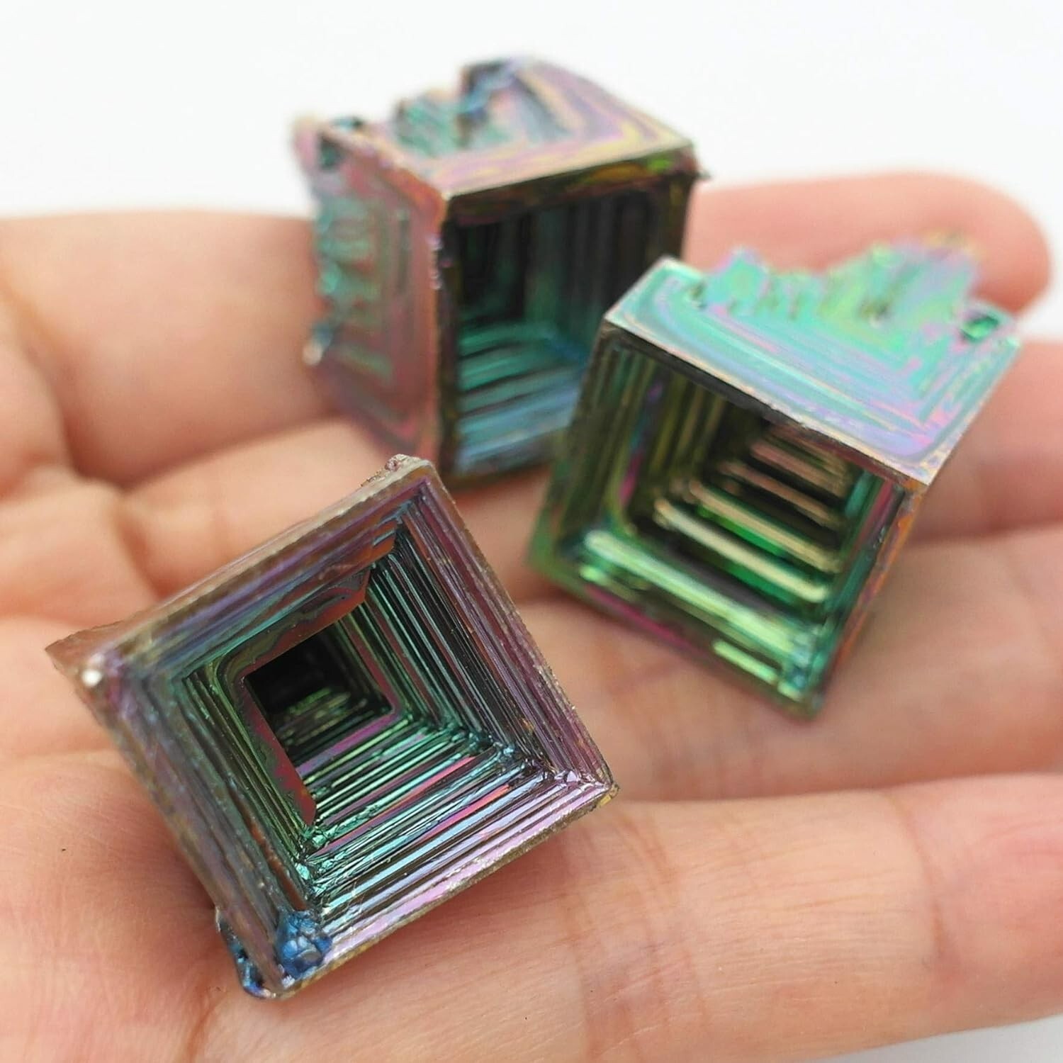 Bismuth Crystal Tower Aurora Bismuth Stone Mineral Specimen Desk Desk Decoration