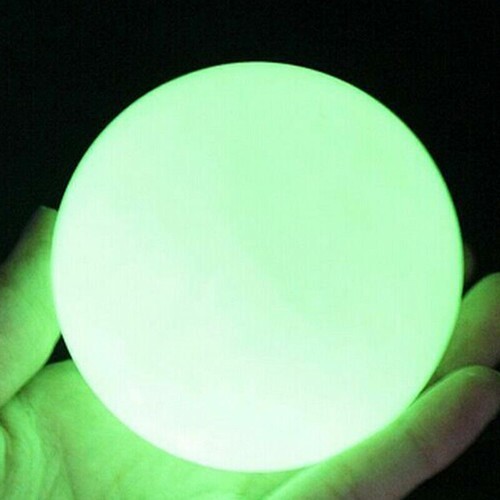 Glow In The Dark Luminous Quartz Stone Sphere Ball Green Crystal 35Mm Stand