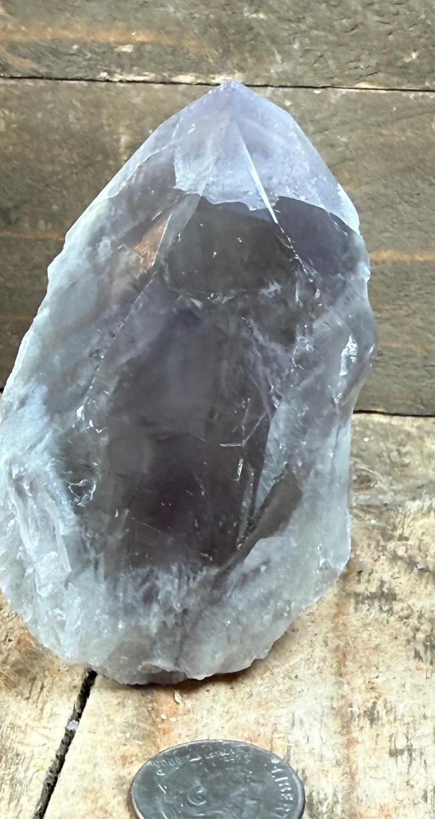 Natural Amethyst Point | Brazilian Crystal Tower | Quartz Crystal 2.6 inch