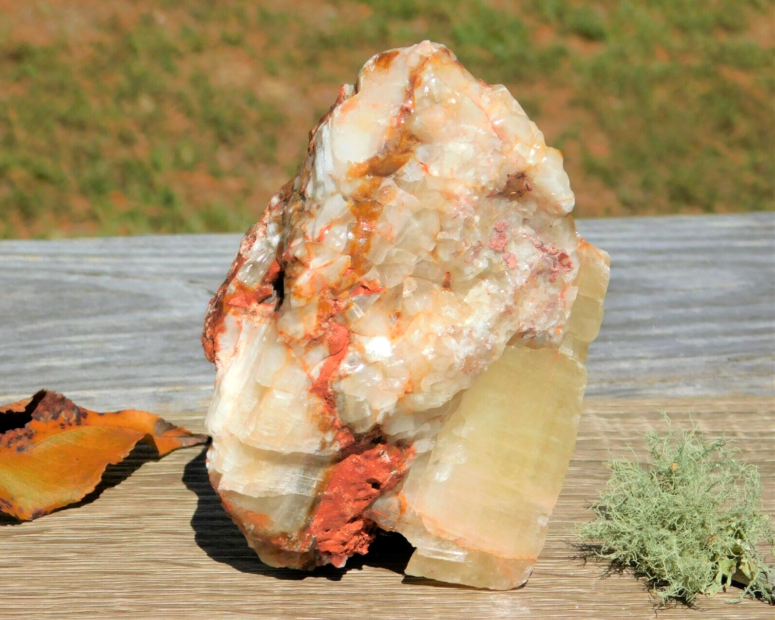 Calcite Natural Tri Color 466g Crystal Energy Healing Meditation Display