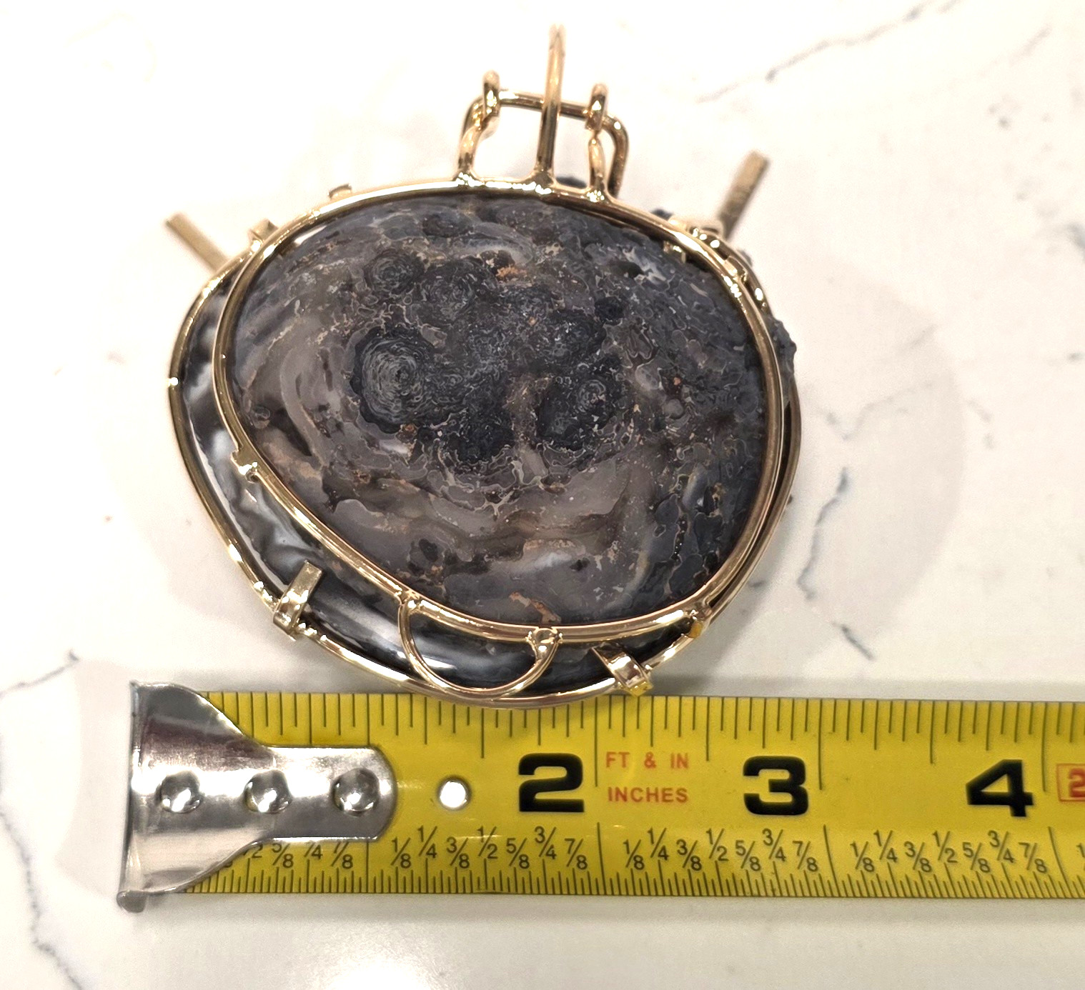 Natural Druzy Geode Crystal Jewelry Box #6