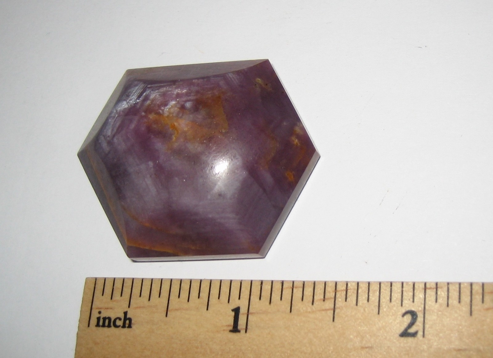 37mm x 30mm POLISHED RARE NATURAL RUBY CRYSTAL STONE CABOCHON TANZANIA 33.2grams