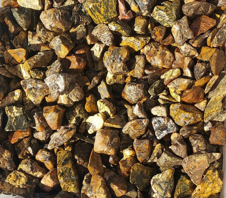 Utah Yellow Feather Jasper Tumbled Stones – Tumbled Gemstones Bulk