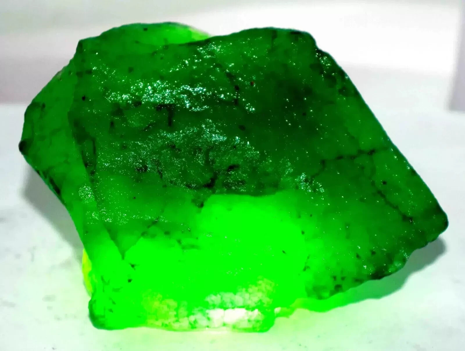 Natural Stunning 350-500 Ct Colombian Green Emerald Rough – Uncut Gems Dyed