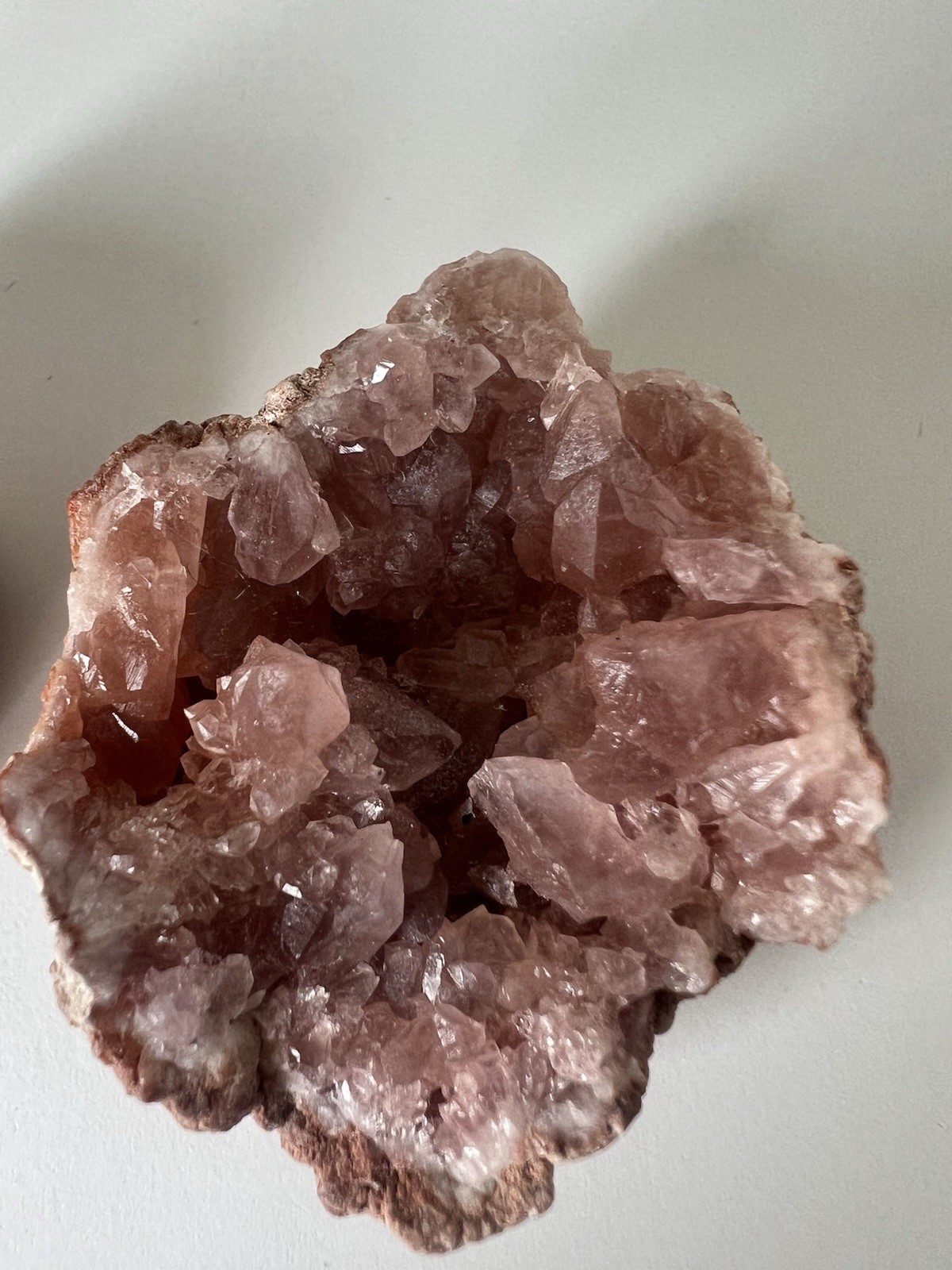 32g – Mini Pink Amethyst Geode Cave from Argentina