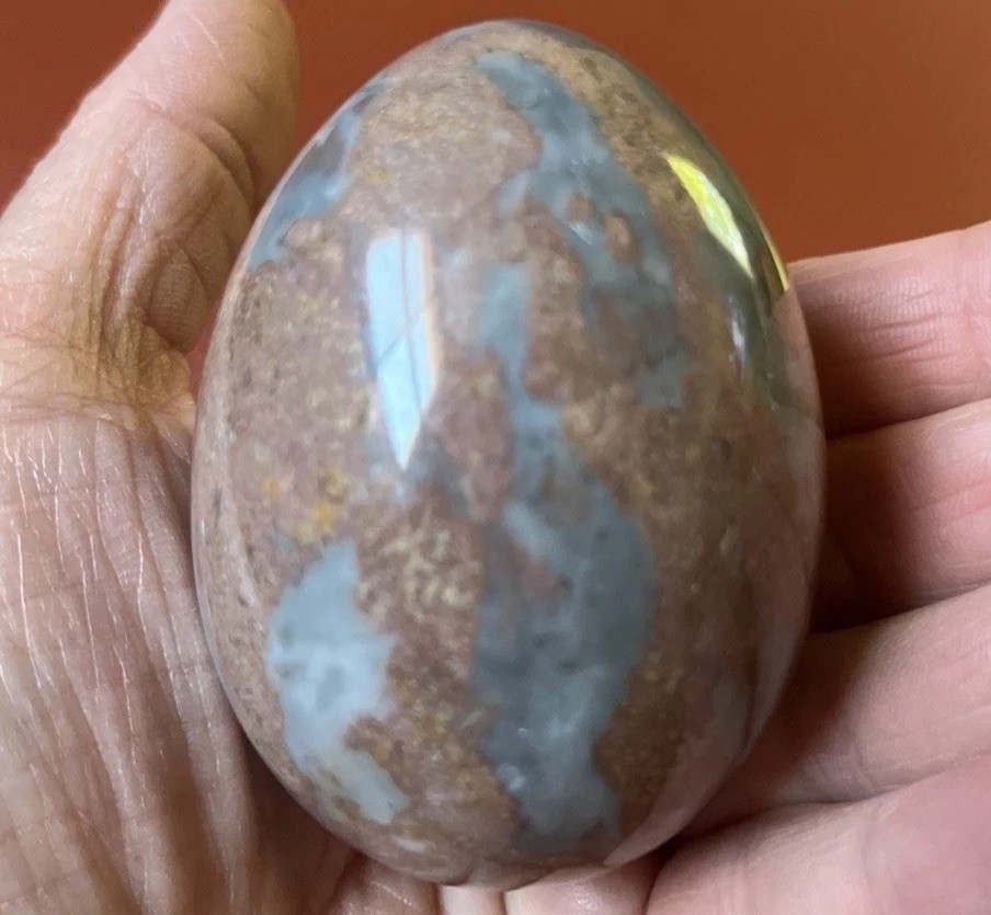 Jasper Solid Mineral Egg Shaped Metaphysical Healing